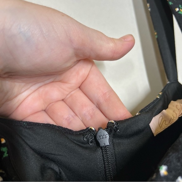 Hutch Anthropologie Ditsy Floral Corset Mini Dress Size Medium - Picture 9 of 11